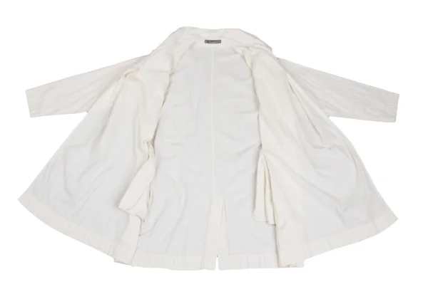 ISSEY MIYAKE Cotton Lapel Switching Coat K-173469_011