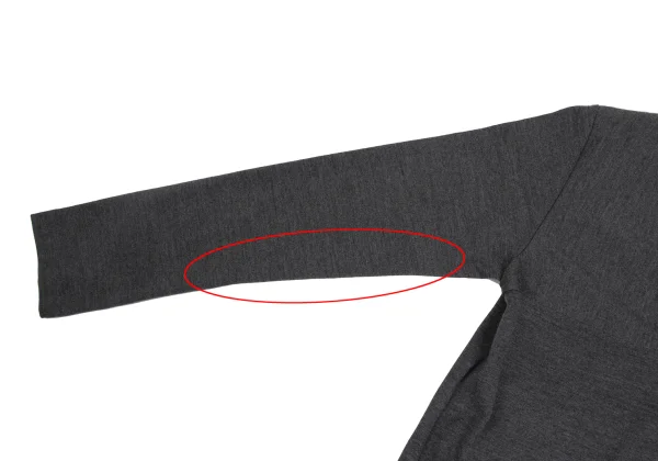 robe de chambre COMME des GARCONS Ribbon Detail Wool Knit Top K-173470_008