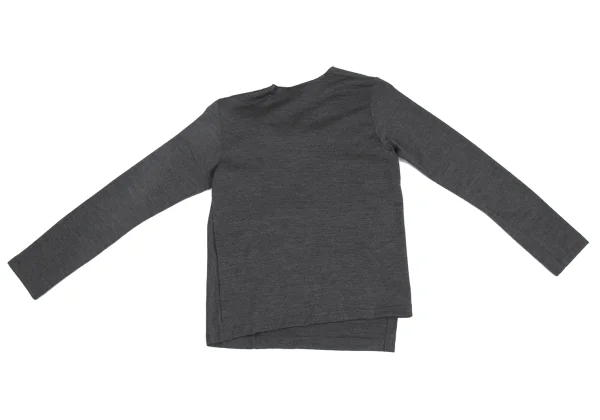 robe de chambre COMME des GARCONS Ribbon Detail Wool Knit Top K-173470_014