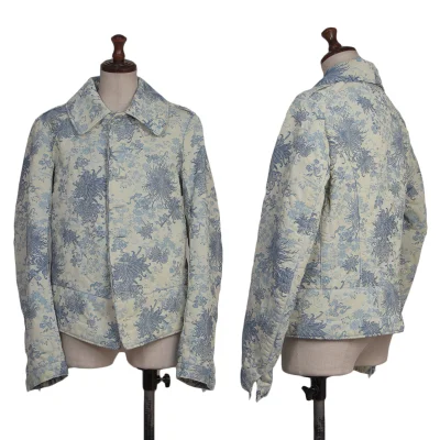 Maison Margiela Floral Jacquard Padded Jacket