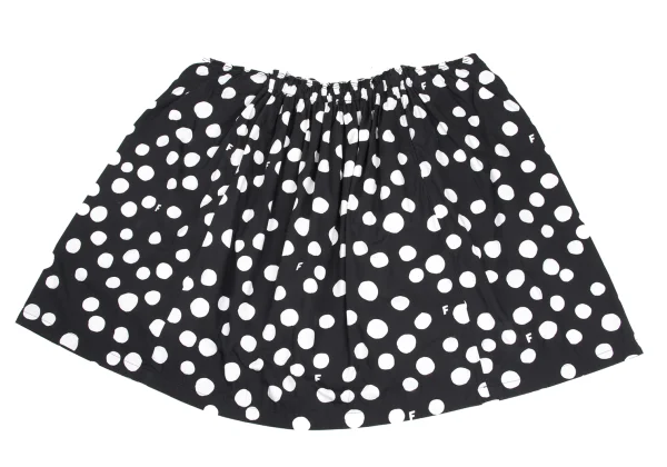 BLACK COMME des GARCONS Dot Printed Cutting Skirt K-173472_002