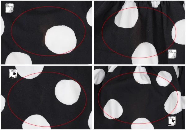 BLACK COMME des GARCONS Dot Printed Cutting Skirt K-173472_005