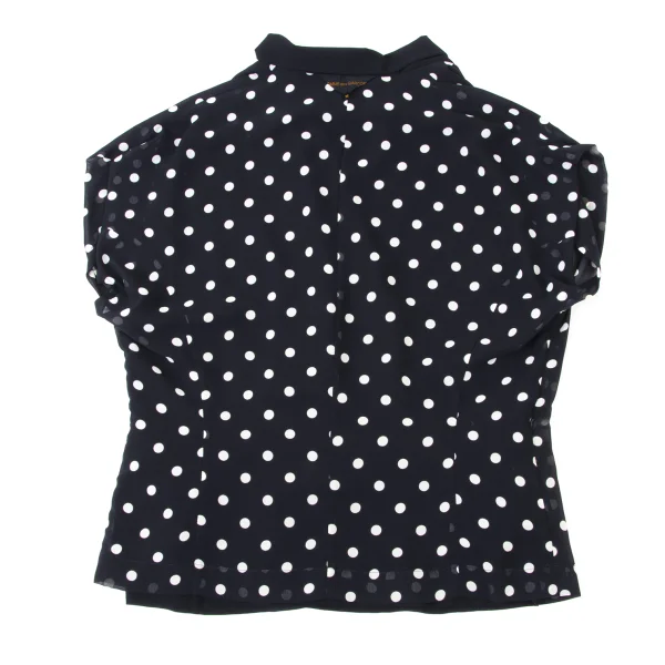 COMME des GARCONS Chiffon Dot French Sleeve Reversible Jacket K-173473_013