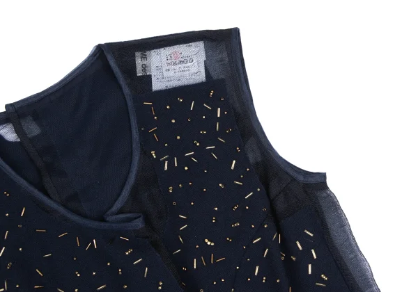 COMME des GARCONS Mesh Switching Beaded Dress K-173475_005