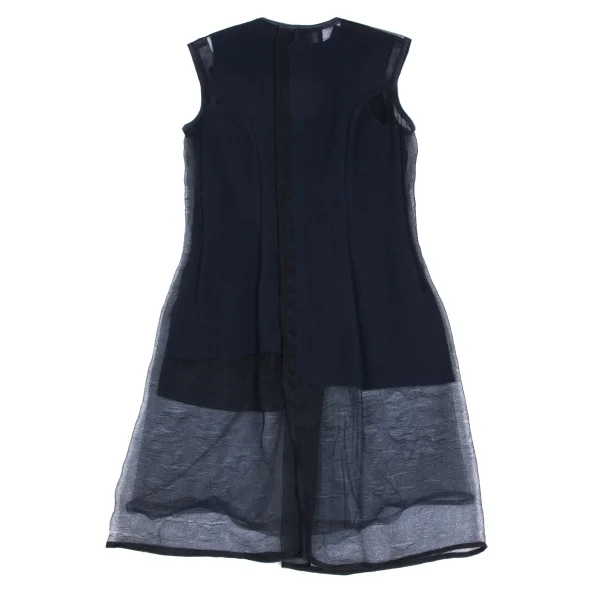 COMME des GARCONS Mesh Switching Beaded Dress K-173475_010