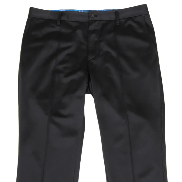 コムデギャルソン オムCOMME des GARCONS HOMME ポリセンタープリーツパンツ 黒M K-173478_002