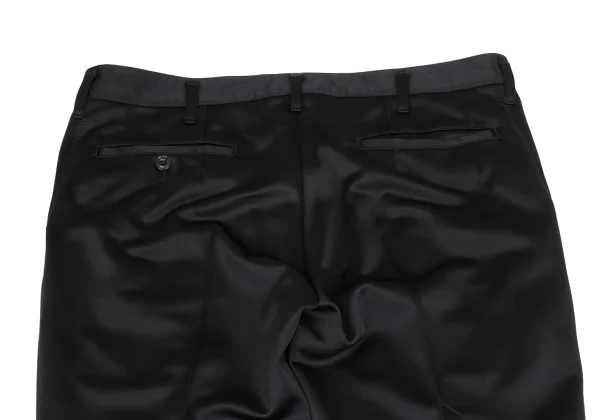 コムデギャルソン オムCOMME des GARCONS HOMME ポリセンタープリーツパンツ 黒M K-173478_010