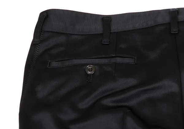 コムデギャルソン オムCOMME des GARCONS HOMME ポリセンタープリーツパンツ 黒M K-173478_011