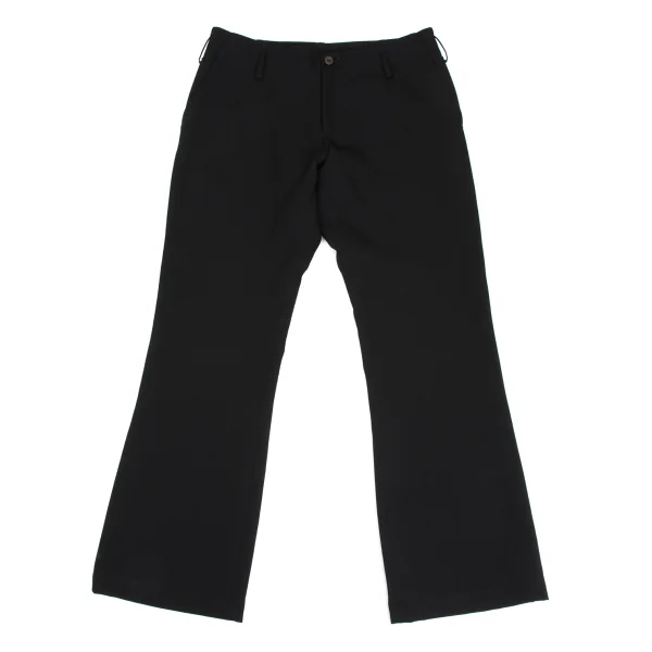 Y's Wool Flare Pants  Black 2 K-173480_001