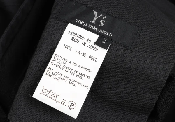 Y's Wool Flare Pants  K-173480_010