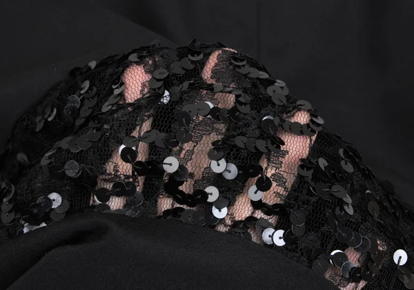 COMME des GARÇONS Sequin-Embellished Sheer Panel Jacket K-173485_017