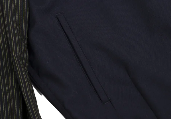 Y's for men Stripe Sleeve Switching Jacket K-173487_008