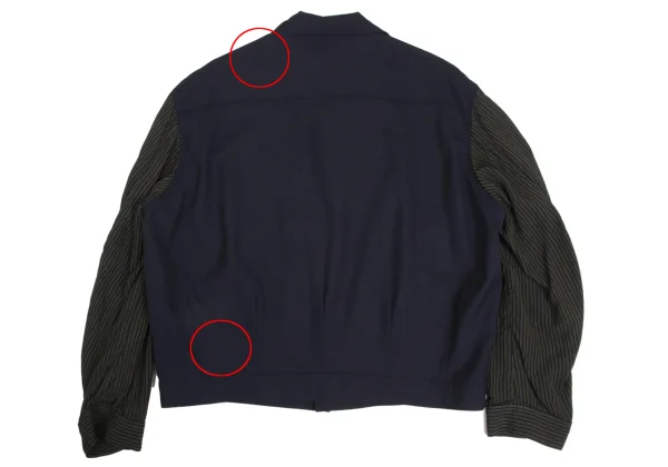 Y's for men Stripe Sleeve Switching Jacket K-173487_011