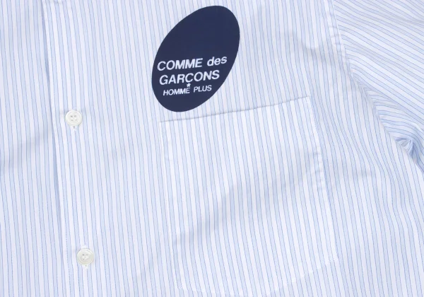 COMME des GARCONS HOMME PLUS Logo Printed Stripe Shirt K-173488_004