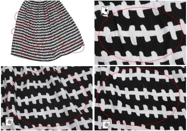COMME des GARCONS Rayon Printed Skirt K-173489_009