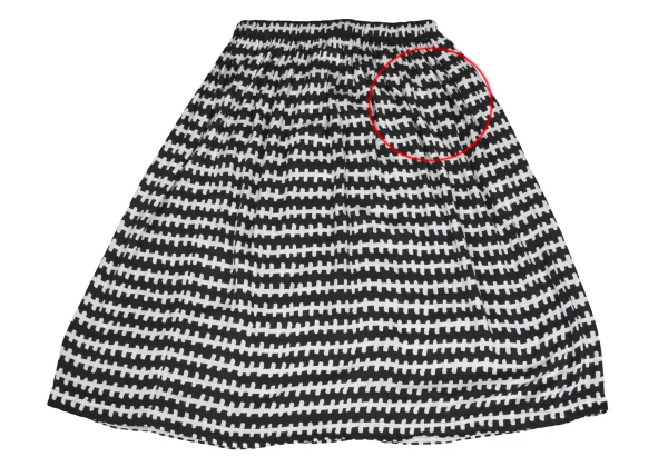 COMME des GARCONS Rayon Printed Skirt K-173489_012