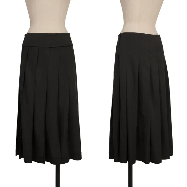 COMME des GARCONS Inside-Out Pleats Skirt Black M K-173490_001
