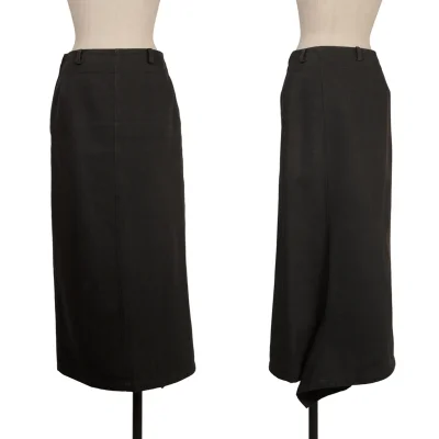 Yohji Yamamoto FEMME Cotton Twill Skirt