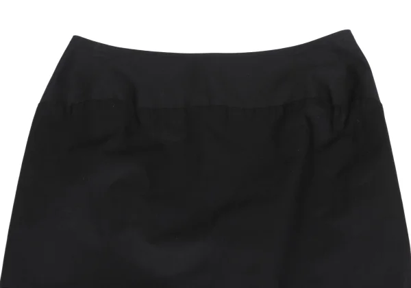 Yohji Yamamoto FEMME Cotton Curve Switching Skirt K-173493_004