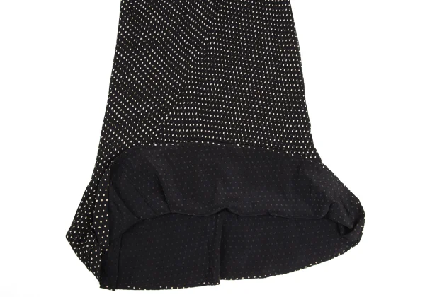 Yohji Yamamoto NOIR Pin-Dot Sheer Silk Dress K-173494_013
