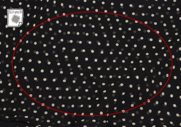 Yohji Yamamoto NOIR Pin-Dot Sheer Silk Dress K-173494_015