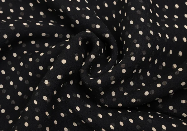 Yohji Yamamoto NOIR Pin-Dot Sheer Silk Dress K-173494_018