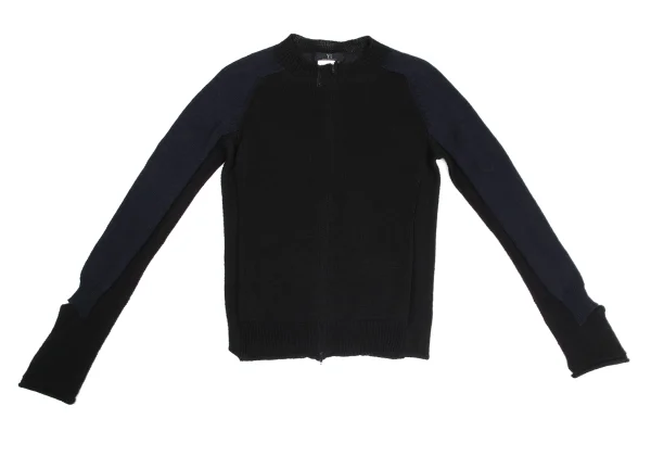 Y's Linen Blended Switching Zip Cardigan K-173495_002