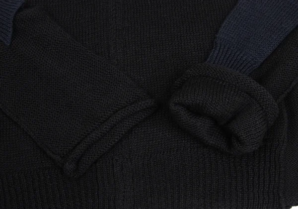 Y's Linen Blended Switching Zip Cardigan K-173495_007