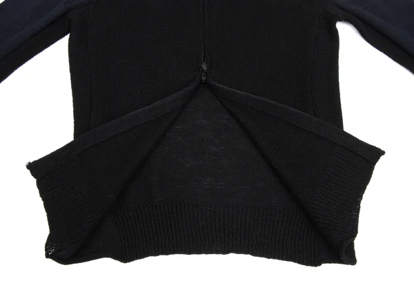 Y's Linen Blended Switching Zip Cardigan K-173495_010