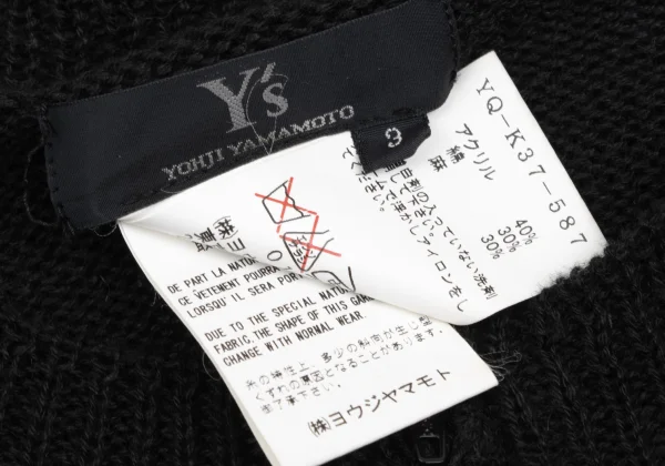 Y's Linen Blended Switching Zip Cardigan K-173495_016