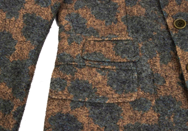 Y's Acrylic Blend Raw-Edge Jacquard Jacket K-173497_011