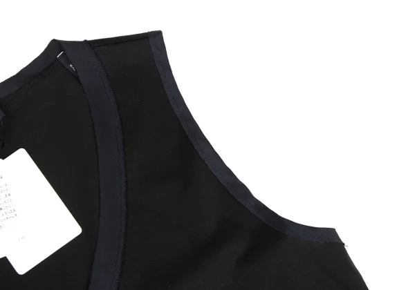 JIL SANDER NAVY Cotton V-neck Tank Top K-173499_005