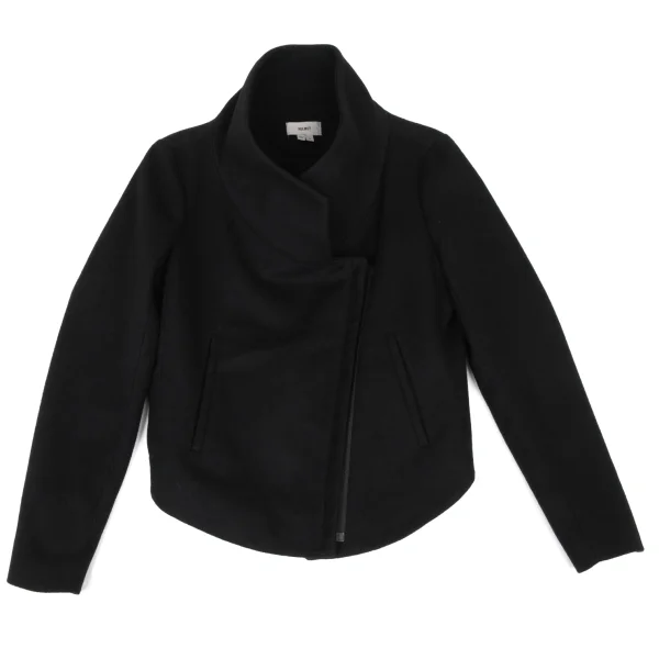 HELMUT LANG Melton Wool Zip Design Jacket K-173501_002