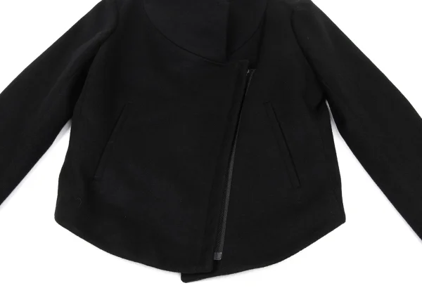 HELMUT LANG Melton Wool Zip Design Jacket K-173501_007