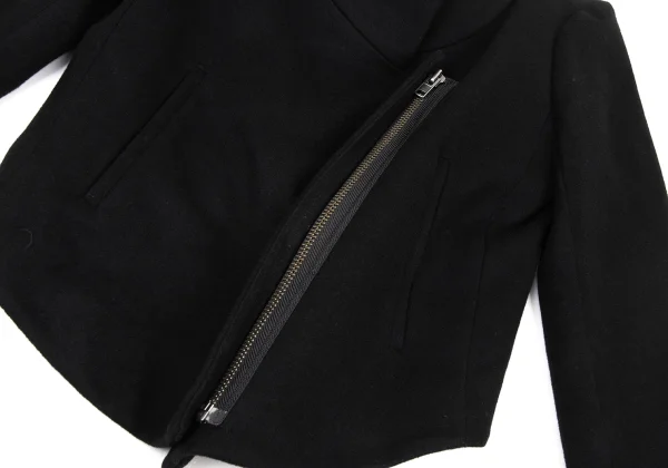 HELMUT LANG Melton Wool Zip Design Jacket K-173501_008