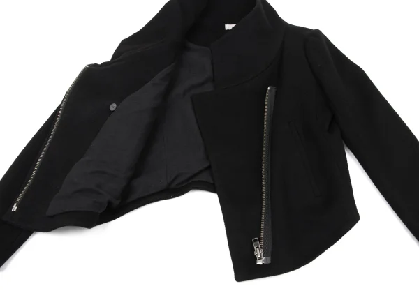 HELMUT LANG Melton Wool Zip Design Jacket K-173501_010
