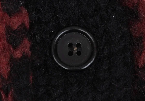 MARNI Alpaca Blend Check Back Slit Cardigan K-173504_008