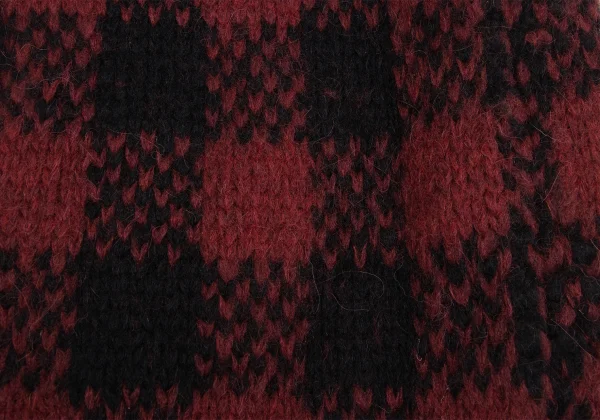 MARNI Alpaca Blend Check Back Slit Cardigan K-173504_012
