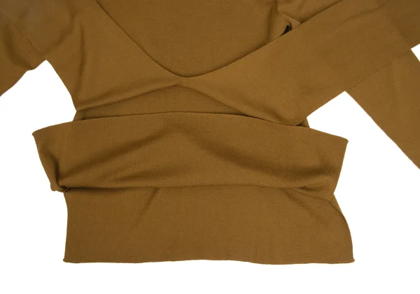 STUDIO NICHOLSON Wool Asymmetric Rib Knit K-173505_010