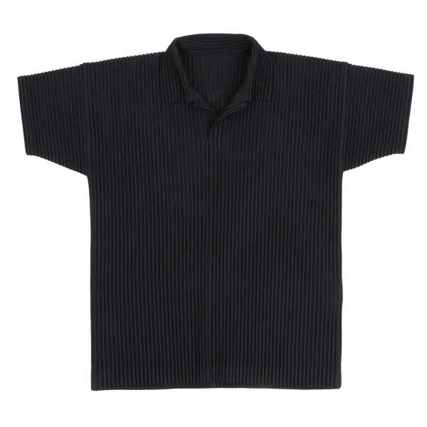 HOMME PLISSE ISSEY MIYAKE Short Sleeve Shirt Black 2 K-173509_001
