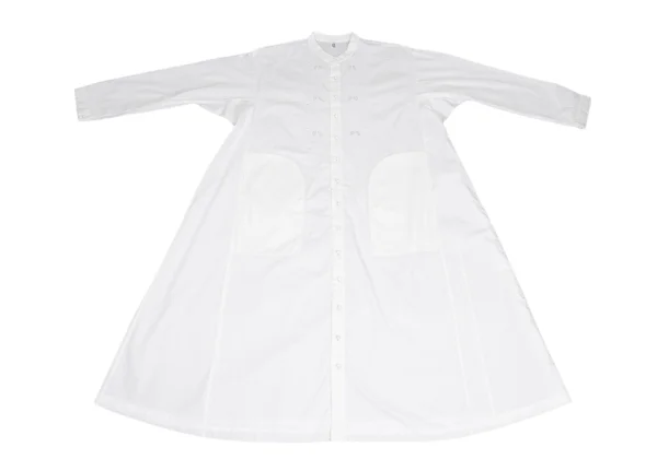 ISSEY MIYAKE HaaT Embroidered Design Band Collar Shirt Dress K-173514_002
