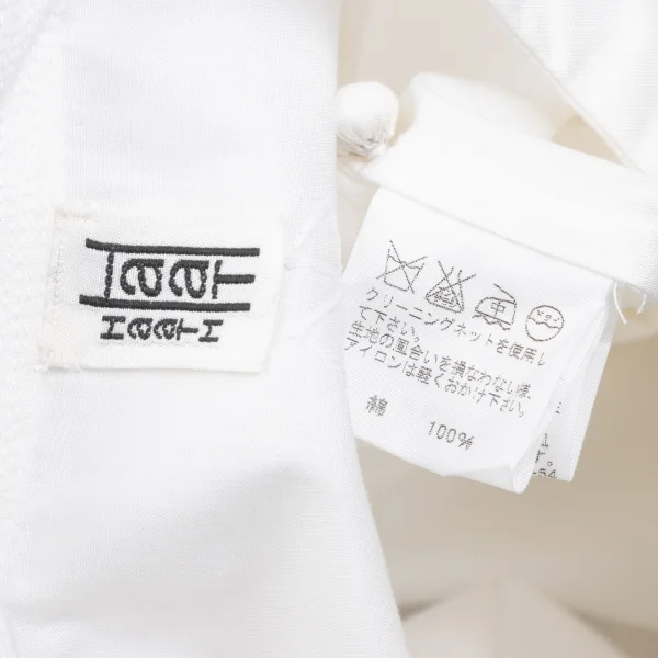 ISSEY MIYAKE HaaT Embroidered Design Band Collar Shirt Dress K-173514_018