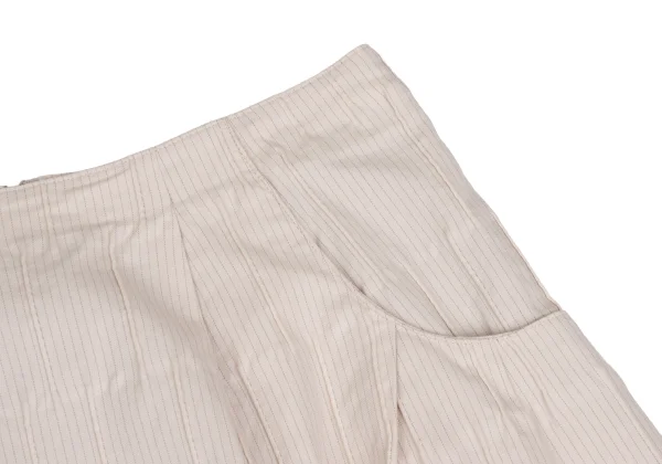 ISSEY MIYAKE HaaT Cotton Blend Gathered Design Stretch Skirt K-173517_005