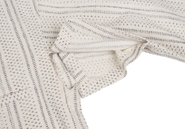 ISSEY MIYAKE PERMANENTE Striped Double Button Jacket K-173522_008