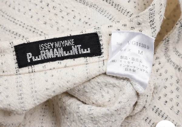 ISSEY MIYAKE PERMANENTE Striped Double Button Jacket K-173522_015
