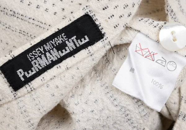 ISSEY MIYAKE PERMANENTE Striped Double Button Jacket K-173522_016