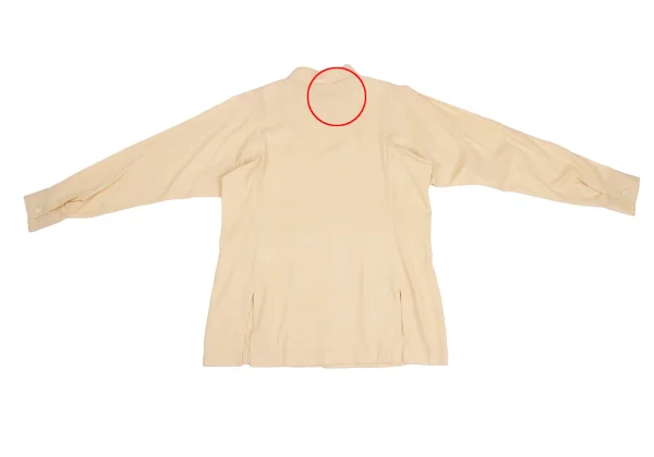 ISSEY MIYAKE PERMANENTE Slit Open-collar Shirt K-173523_011