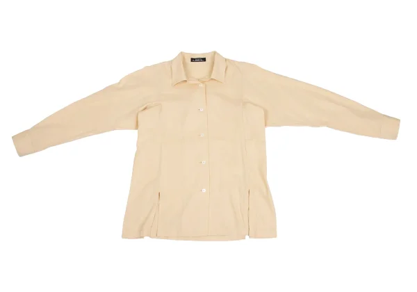 ISSEY MIYAKE PERMANENTE Slit Open-collar Shirt K-173524_002