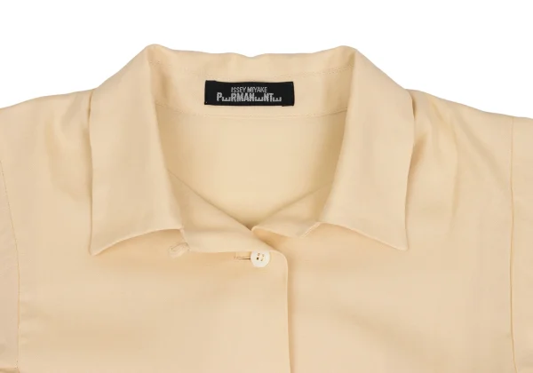 ISSEY MIYAKE PERMANENTE Slit Open-collar Shirt K-173524_003