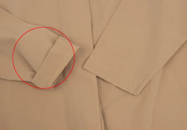 ISSEY MIYAKE PERMANENTE Turn-up Design Stand-collar Blouse K-173525_006